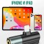 Переходник разветвитель для Iphone Hoco LS-32 Lightning-папа на Lightning-мама/AUX черный