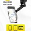 Держатель c беспроводной зарядкой на торпеду/воздуховод Hoco Car Charger 15W S14 серебро