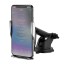 Держатель c беспроводной зарядкой на торпеду/воздуховод Hoco Car Charger 15W S14 серебро
