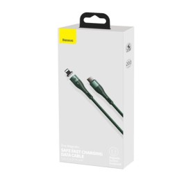 Кабель-зарядка Type-C на Lightning Baseus Zinc Magnetic 2м CATLXC-A06 зеленый