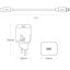 Сетевое зарядное устройство Baseus Super Si c шнуром Lightning/Type-C 20W белое