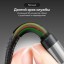 Usb Кабель для зарядки Apple Lightning Baseus 2.4A Cafule 1м черный - в тканевой оплётке