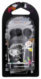 Стереонаушники внутриканальные Smartbuy Color Trend SBE-1100 1.2м черные