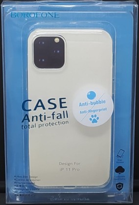 Накладка для i-Phone 11 Pro Borofone силикон тонкий прозрачный