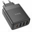 Сетевое зар. устр. Hoco C127A 3USB/1C 45W черное