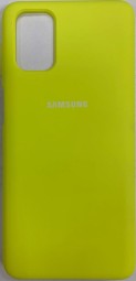 Накладка для Samsung Galaxy M51 Silicone cover желтая