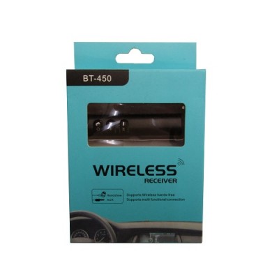 Bluetooth адаптер для магнитолы (AUX) BT-450