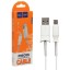 Usb Кабель-зарядка Micro Hoco X24 Pisces 2.4A 1м силиконовый белый