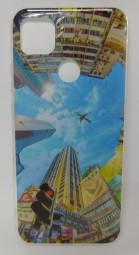 Накладка для Xiaomi Redmi 9C пластик разные рисунки