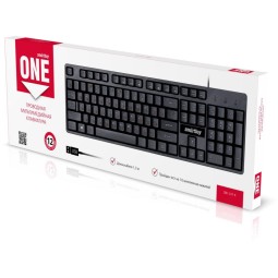 Клавиатура проводная мультимедийная Smartbuy ONE 237 USB черная (SBK-237-K)