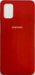 Накладка для Samsung Galaxy M51 Silicone cover красная