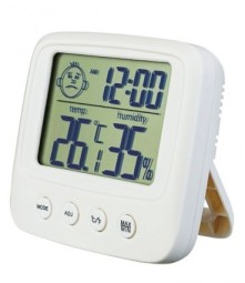 Часы-метеостанция Perfeo Izel PF-E0828 белые
