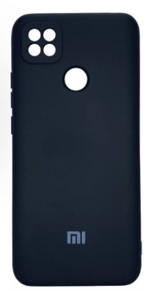 Накладка для Xiaomi Redmi 9C Silicone cover без логотипа черная