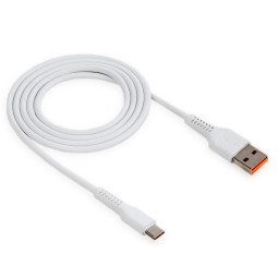 Usb Кабель-зарядка Type-C Walker C315 1м 2.4A белый