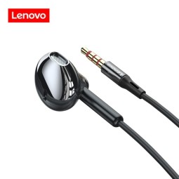 Наушники с микрофоном Lenovo XF06 1.2м черные