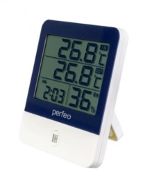 Часы-метеостанция Perfeo Kammuri (PF-CX-260A) белые