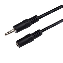 Кабель Jack 3.5mm штекер↔Jack 3.5mm гнездо Perfeo, 3m (J2202)