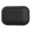Силиконовый чехол для AirPods Pro 2 c карабином черный