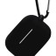Силиконовый чехол для AirPods Pro 2 c карабином черный