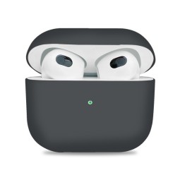 Силиконовый чехол для AirPods 3 тёмно-серый