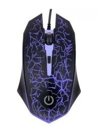 Мышь проводная Perfeo Grid USB/DPI 800-1600/4 кнопки черно-синяя