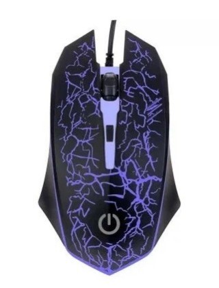 Мышь проводная Perfeo Grid USB/DPI 800-1600/4 кнопки черно-синяя