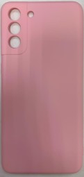Накладка для Samsung Galaxy S21+ Silicone cover без логотипа светло-розовая