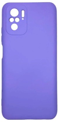 Накладка для Xiaomi Redmi Note 10 4G Silicone cover без логотипа лаванда