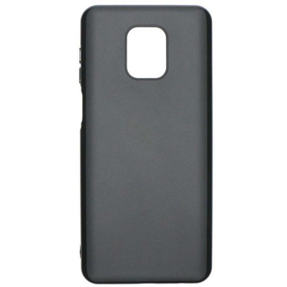 Чехол-накладка для Xiaomi Redmi Note 9 силикон 1мм матовый чёрный