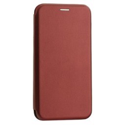 Чехол-книжка Samsung Galaxy A30 Fashion Case кожаная боковая малиновая