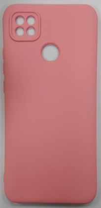 Накладка для Xiaomi Redmi 9C силикон матовый розовый