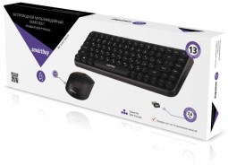 Комплект клавиатура+мышь мультимедийный Smartbuy 626376AG черный (SBC-626376AG-K)