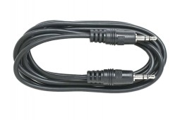 Аудиокабель AUX 3.5мм Perfeo (J2104) 3м силиконовый черный