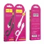 Usb Кабель-зарядка Type-C Hoco X40 Noah 3A 1м плоский силиконовый чёрный