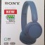 Стереонаушники Bluetooth Полноразмерные Sony WH-CH520 синие