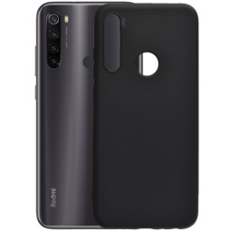 Чехол-накладка для Xiaomi Redmi Note 8T силикон матовый чёрный