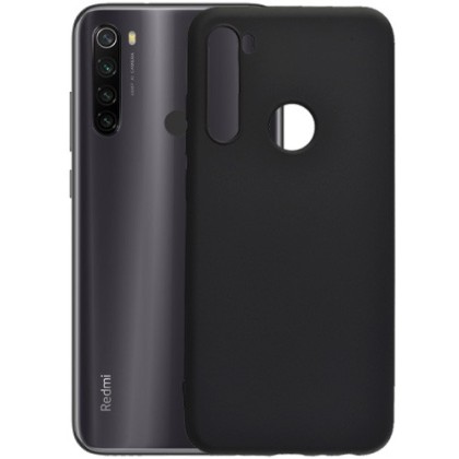 Чехол-накладка для Xiaomi Redmi Note 8T силикон матовый чёрный