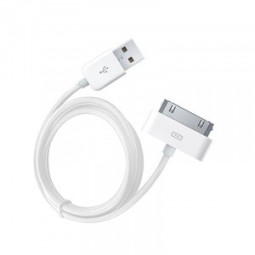 Usb Кабель-зарядка для i-Phone 4 Walker C115 1м белый
