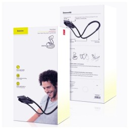 Держатель для смартфона штанга Baseus (SUJG-ALR01) черный