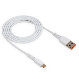 Usb Кабель-зарядка Lightning Walker C315 1м 2.4A белый