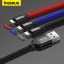 Кабель-зарядка Baseus Three Primary 3в1 3.5A 30см черный