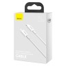 Кабель-зарядка Type-C на Lightning Baseus Superior 20W 1м белый