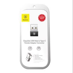 Переходник Baseus USB на 1С (CATJQ-A01) черный