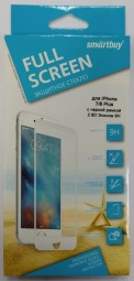 Защитное стекло для i-Phone 7 Plus/8 Plus Smartbuy Light чёрное